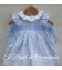 Vestido rayas azules